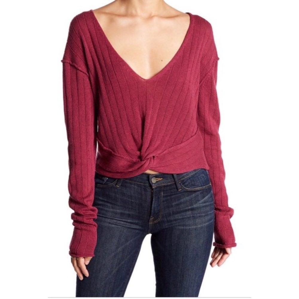 Free People Got Me Twisted Sweater